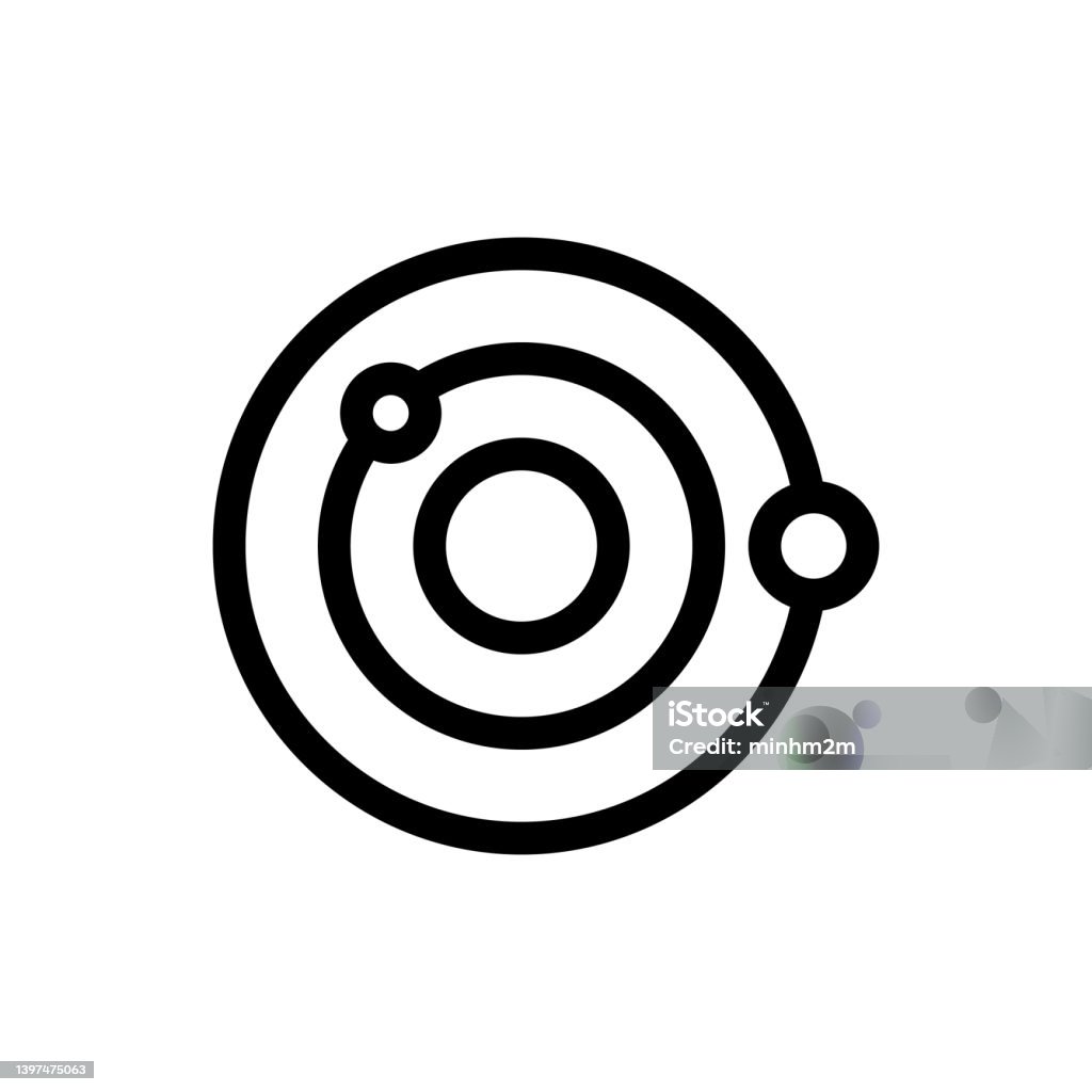 Abstract Symbol Orbit Orbitsymbol Stock Vektor Art und mehr Bilder von Astronomie ...