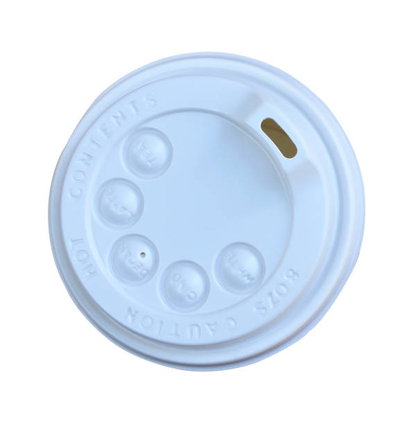 istock White coffee lid isolated on white background 1397475130