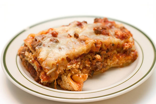 Lasagna stock photo
