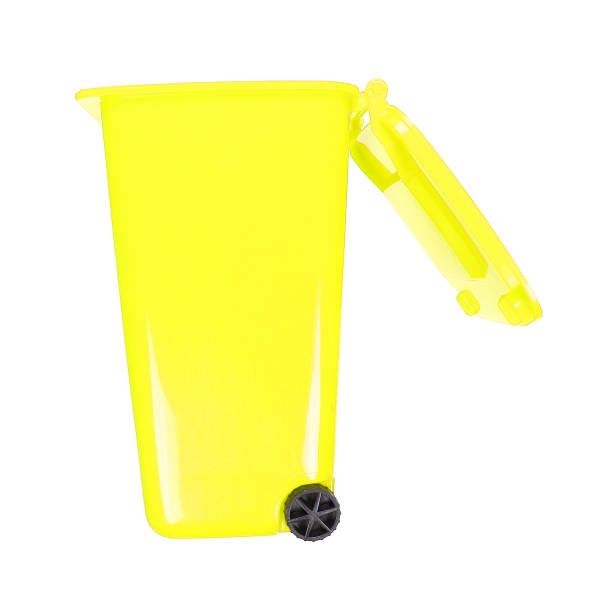 istock yellow trash bin.rubbish bin isolated on white background 1397477469