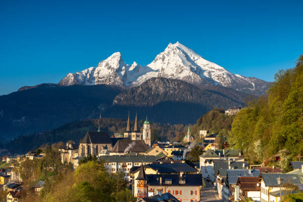 istock View over Berchtesgaden in front of Watzmann mountain 1397478176