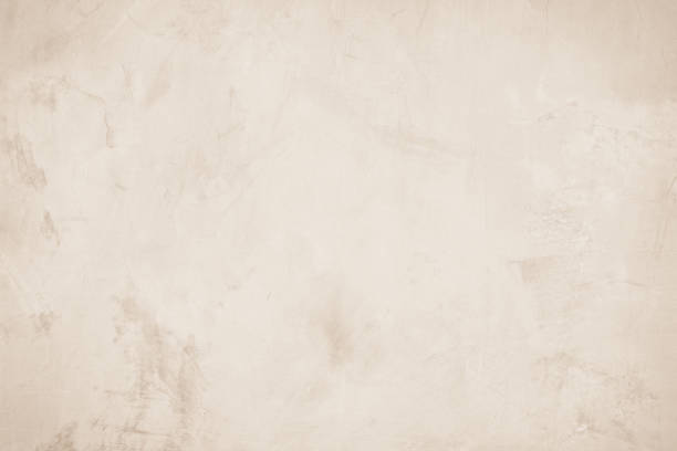 istock Cream concrete wall texture background for interiors or outdoor exposed surface polished distress. Cement have sand and stone of tone vintage, natural patterns old antique, design art work floor. 1397479485