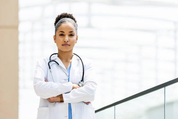 istock Happy young female doctor 1397485569