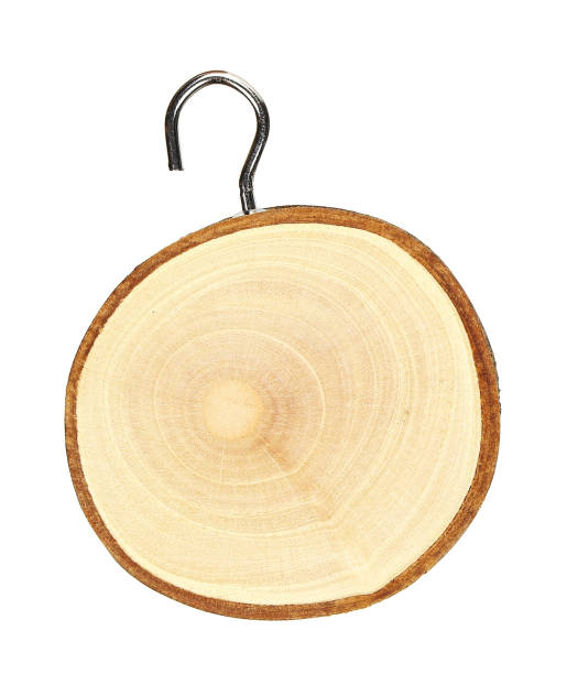 istock Wood cut board isolated on white background 1397486941