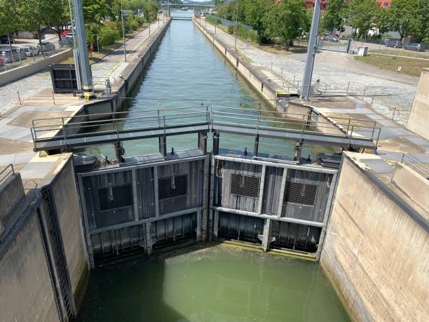 istock Sluice in Regensburg, 2019 1397488574