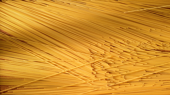 Close-up of full frame spaghetti pasta.