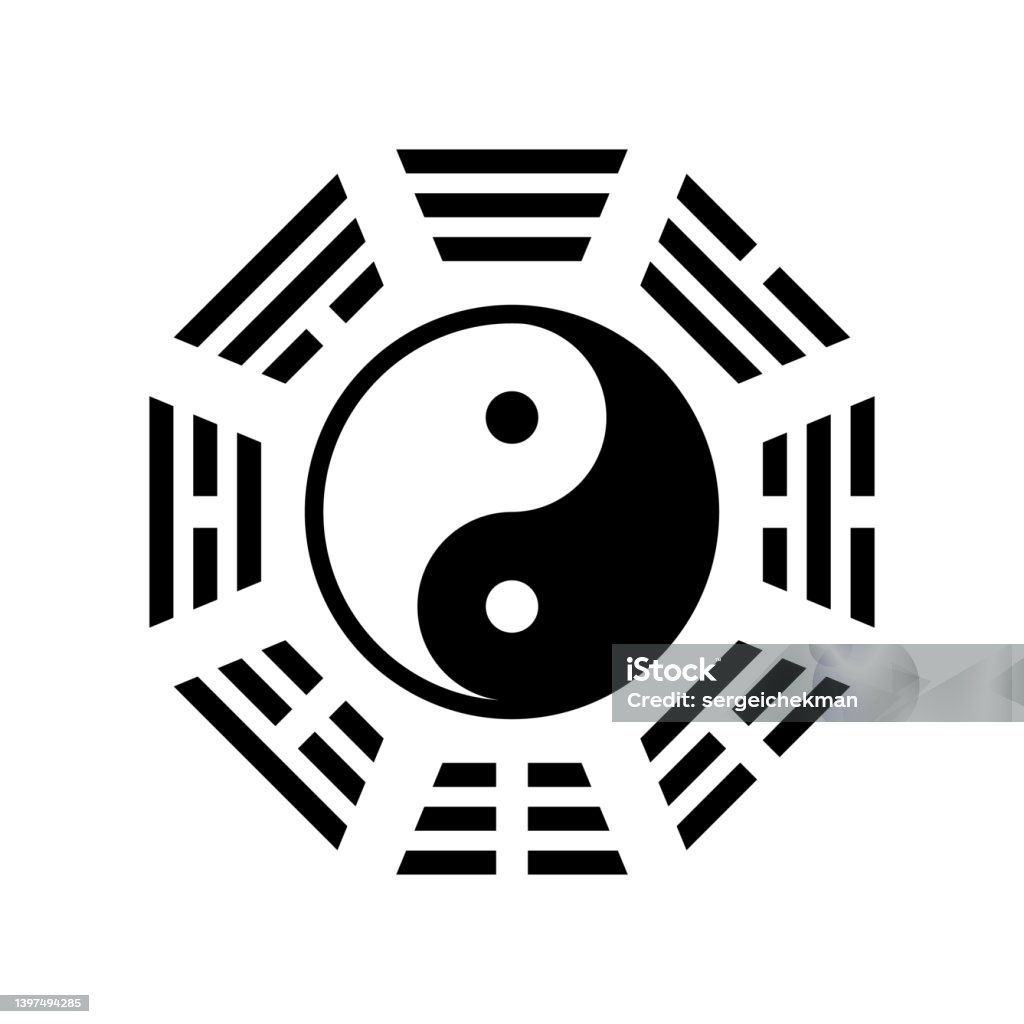 Biểu Tượng Bát Quái Âm Dương Mô Hình Thái Cực Quyền Hình Minh Họa ...