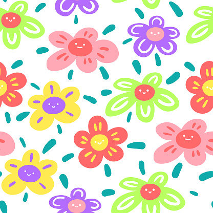 Material de fondo de vectores de expresión de flores encantadoras vector gratis Material de fondo de vectores de expresión de flores encantadoras vector gratis
