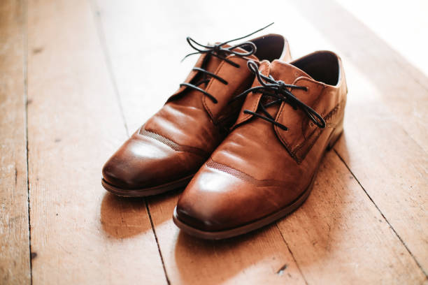 istock Wedding groom shoes 1397496948