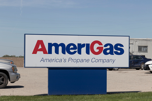 Kendallville - Circa May 2022: AmeriGas Propane office. AmeriGas provides propane refills and tank exchange services.