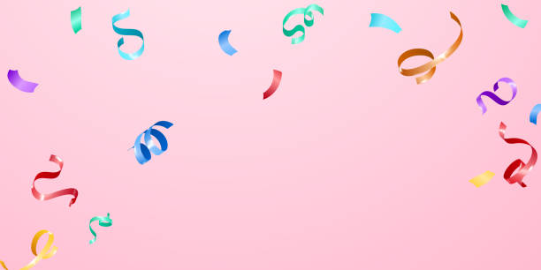 istock Background vector illustration with confetti. Beautiful colors for parties or celebrations. 1397502355