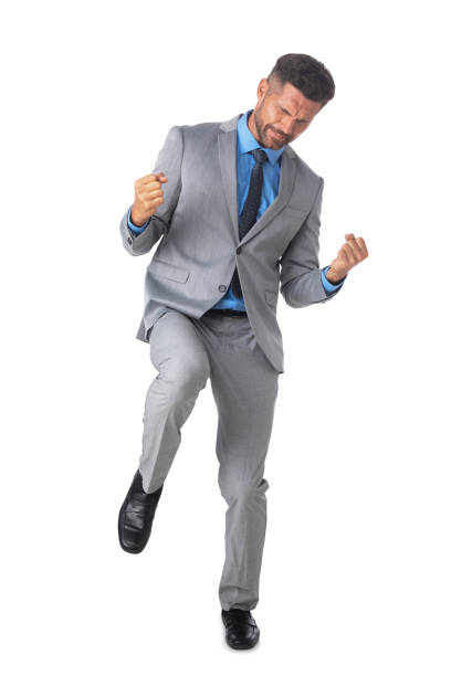 istock Happy business man celebrate victory 1397503699