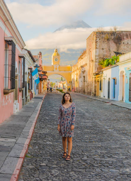 istock Woman walking in Antigua 1397506327