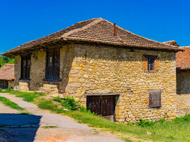 istock Old Rajac wine cellar house in Serbia 1397508916
