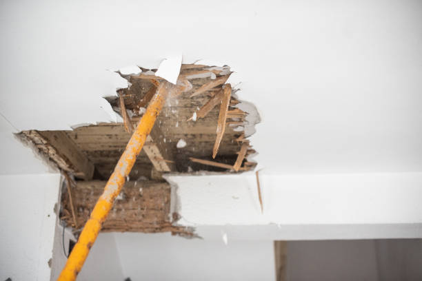 istock Demolishing an old house ceiling 1397509383
