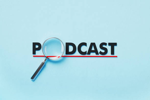 istock Magnifier Forming Podcast Word On Blue Background 1397511418