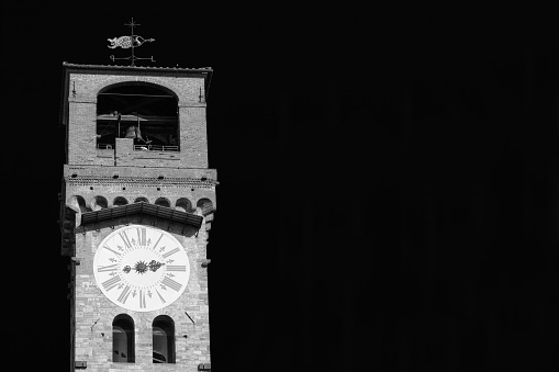 Lucca medieval 'Torre delle Ore', the city old clock tower