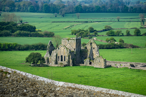 Hore Abbey(Hoare Abbey) the remains of this 13th century monastery near the Rock of Cashel a historic Irish landmark in Tipperary county, Ireland.