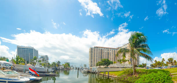 istock Panoramic view of Fort Lauderdale on a sunny day 1397518759