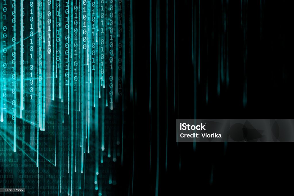 Binary Code Background Stock Photo - Download Image Now - Abstract ...