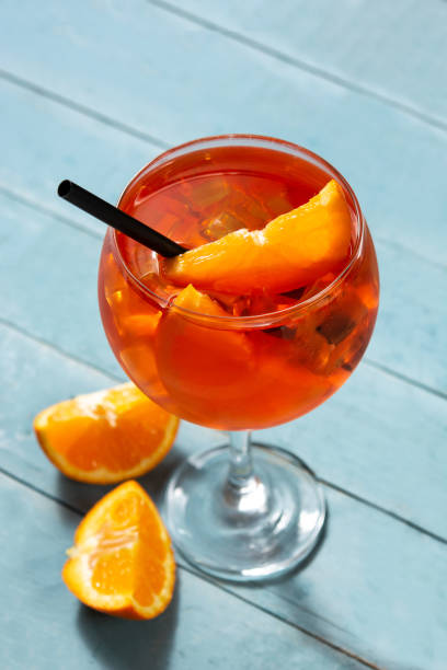 istock Glass of Spritz cocktail 1397520114