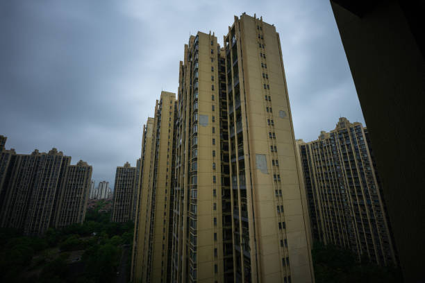 istock Modern urban buildings on cloudy days 1397523230