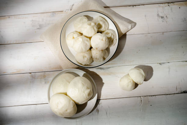 istock Steamed stuffed bun in the sun 1397523306