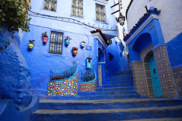 istock Street in Chefchaouen, Morocco 1397523405