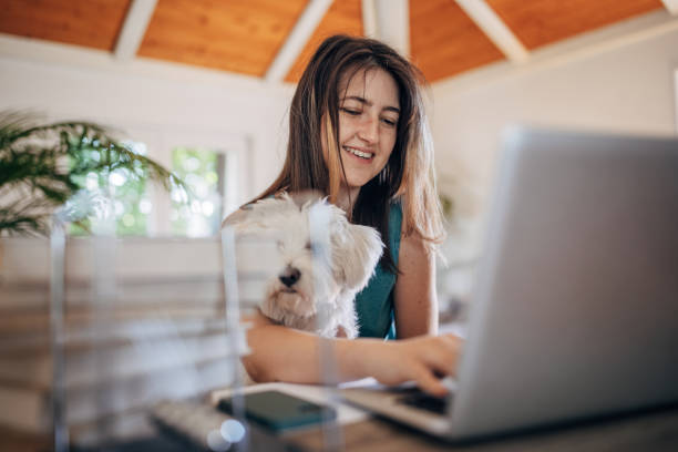 istock Getting her home business up and running 1397525537