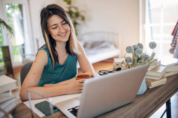 istock Getting her home business up and running 1397526786