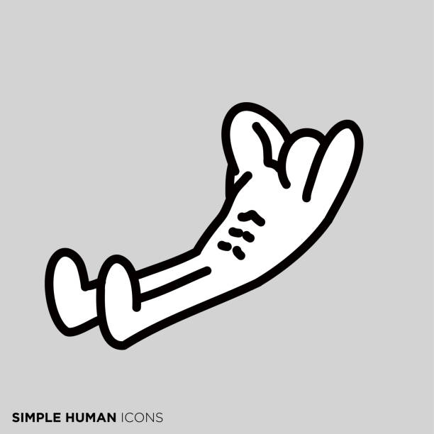 illustrazioni stock, clip art, cartoni animati e icone di tendenza di un'illustrazione in posa di una persona semplice "muscoli addominali" - pike