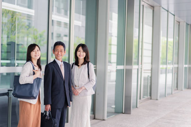 istock Businesspersons walking in the office district 1397534893
