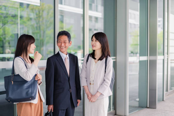 istock Businesspersons walking in the office district 1397534897