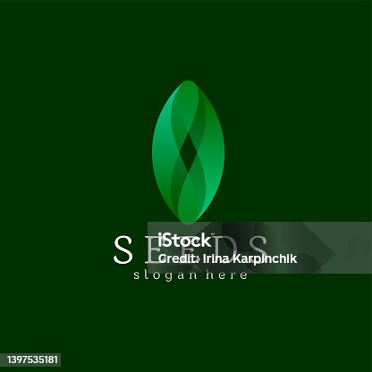 istock Vector design template. Abstract icon for the seed store. 1397535181
