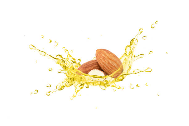 istock Almond oil splash 1397535252
