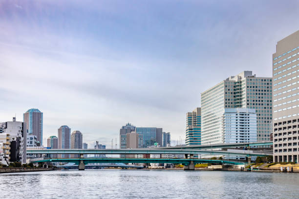 istock Scenery seen from a ship sailing on the river in Tokyo 1397547558