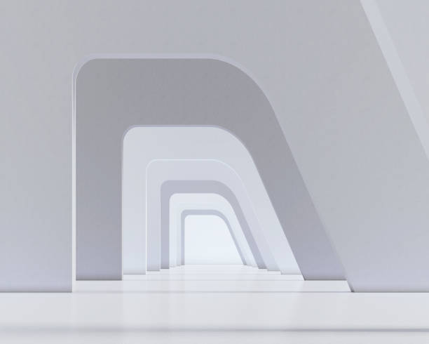 istock Minimalist abstract background door 1397554429