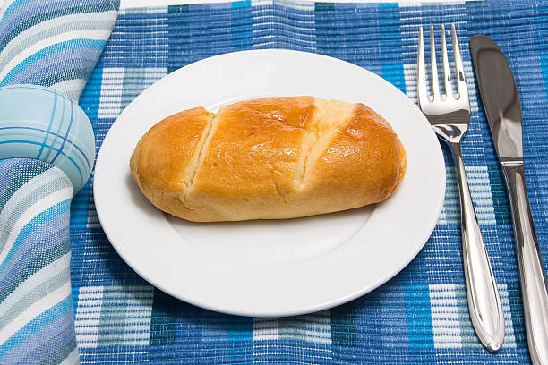 Breakfast table stock photo