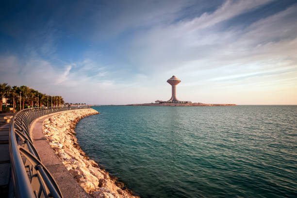 istock Beautiful Sunrise view at khobar corniche-Saudi Arabia. 1397557437