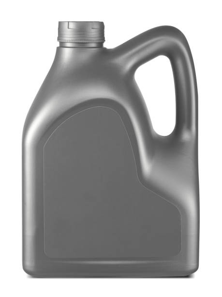istock Plastic canister for machine oil isolated on white background 1397557825