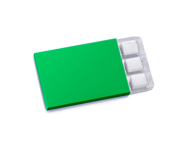 istock Pack of Chewing Gum isolated on white with clipping path 1397558435