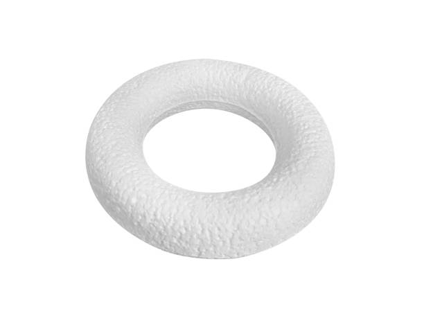 istock Styrofoam padding for product on white background 1397560600