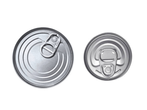 istock Top view Canned fish isolated on white background 1397560876