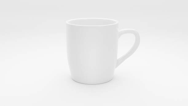 istock White cup of coffee on the white background 1397561265