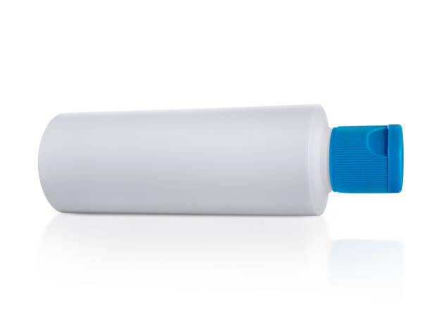 istock White plastic bottle Blue cap. isolated on white background 1397562091
