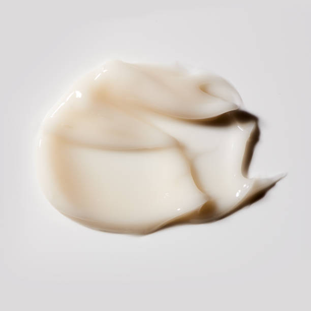 istock Texture of Face Cream smeared on Surface 1397562197