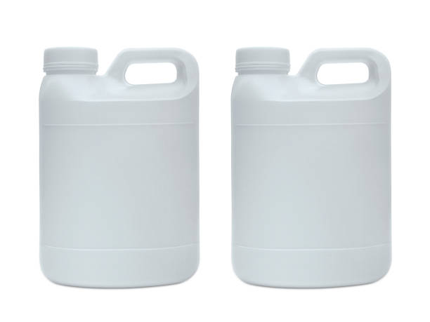 istock White plastic jerry can is isolated on a white background 1397562280