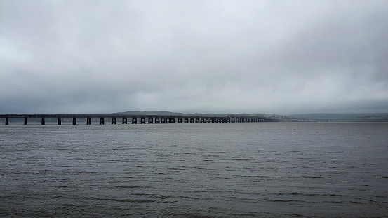 Tay estuary and rail bridge