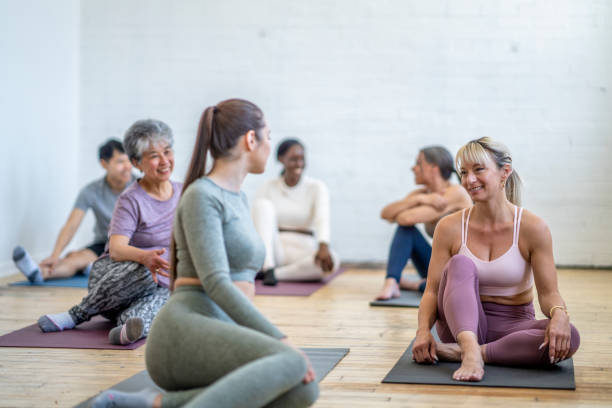 istock Taking a Break During Fitness Class 1397575441
