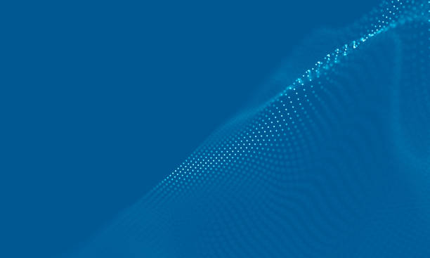 istock Abstract Geometrical Background ..Futuristic technology style. Neon Sign . HUD Element . Elegant . Big data visualization 1397575702